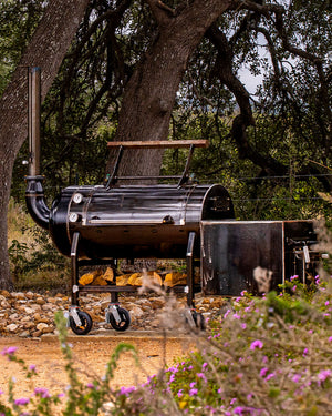 Backyard BBQ with the family, a Texas tradition.