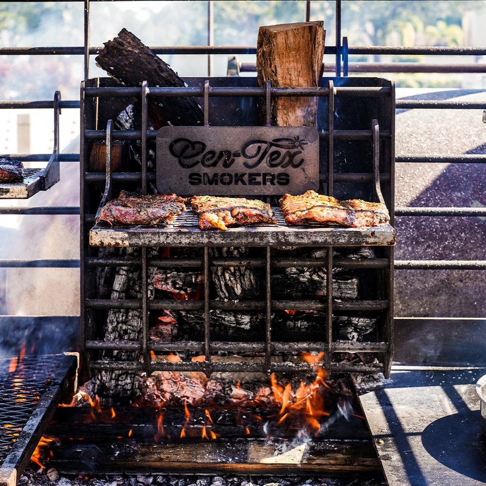 8 Foot Live-Fire Table – Cen-Tex Smokers