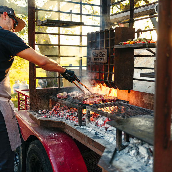 Pitmaster on a Live-Fire grill. 