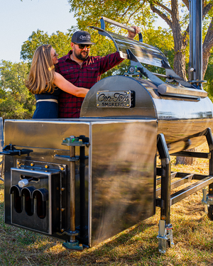 Backyard BBQ with the family, a Texas tradition.
